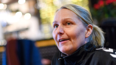 TV: Helle Thomsen inför bronsmatchen mot Sverige