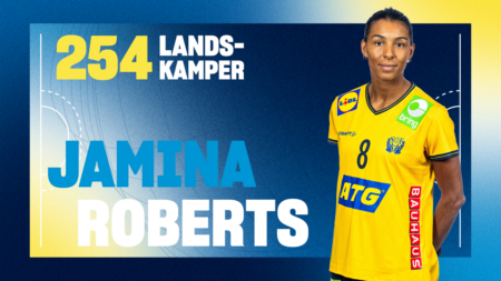 Jamina Roberts tangerar landslagsrekordet