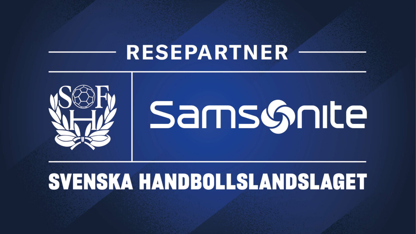 Handbollslandslaget fortsätter resan med Samsonite
