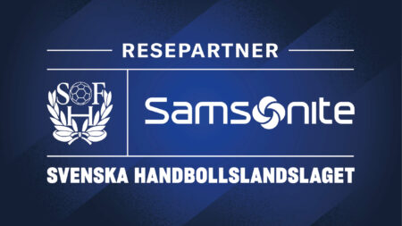 Handbollslandslaget fortsätter resan med Samsonite