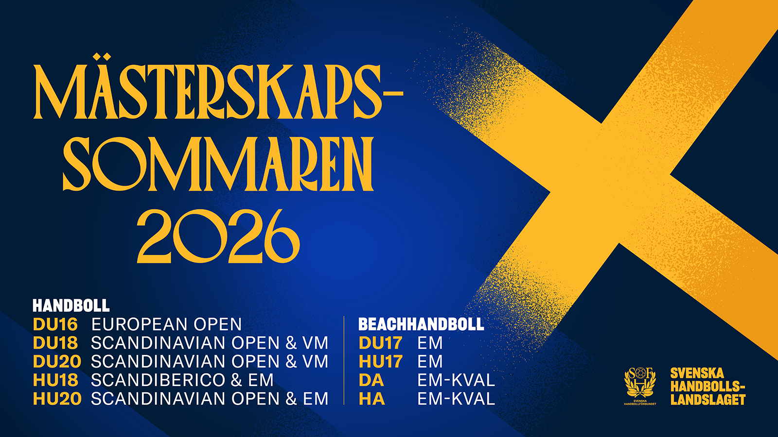 Mästerskapssommaren 2026