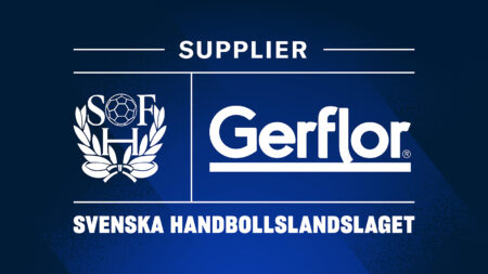 Handbollslandslaget väljer mästerskapsgolv från Gerflor